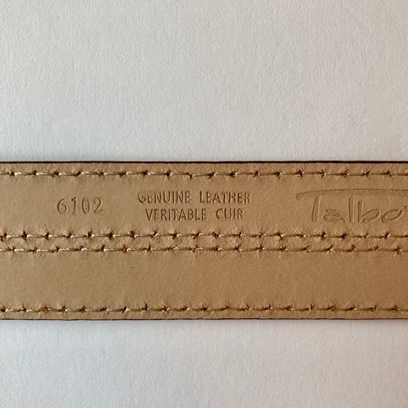 Made in Italy Brown Leather Belt Vintage Talbots Size M 29\